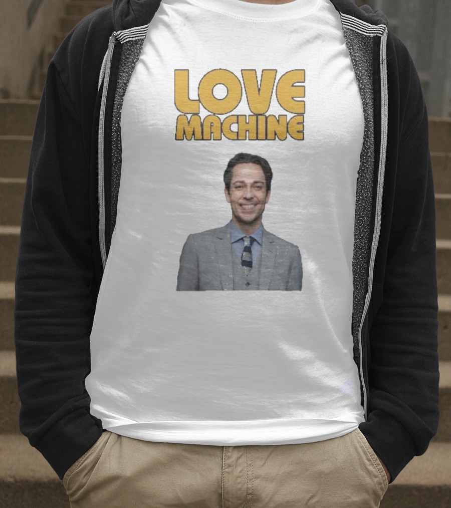 Zachary Levi Love Machine Raglan Smiling Style T-Shirt