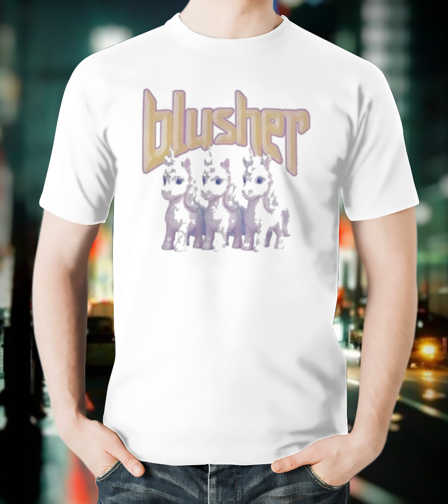 Blusher Unicorns Fantasy Characters Collection T-Shirt