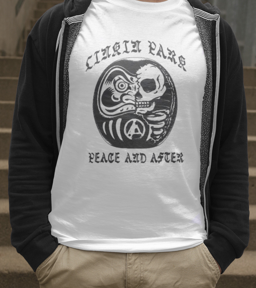 Linkin Park Peace And After Daruma Skull Collaboration T-Shirt