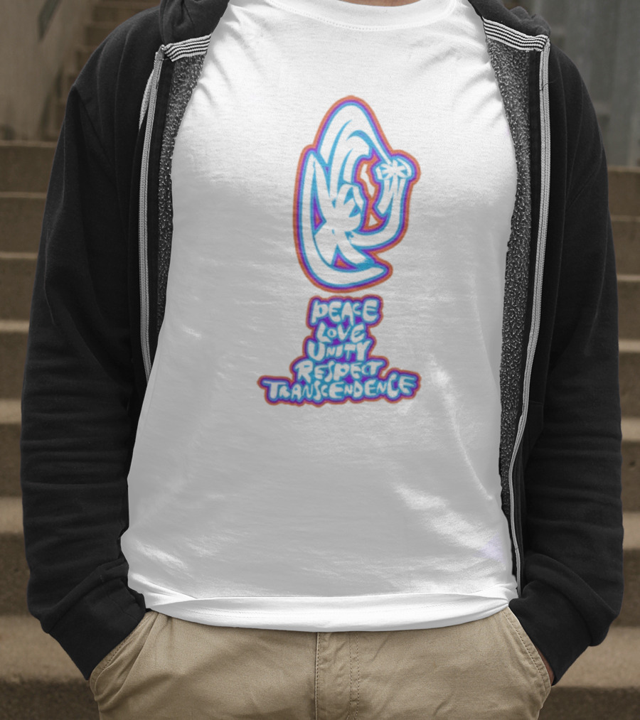 Making Time Is Rad Peace Love Unity Respect Transcendence T-Shirt