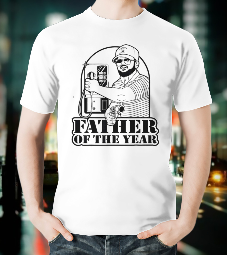 Father Of The Year Gary Plauche Illustration T-Shirt