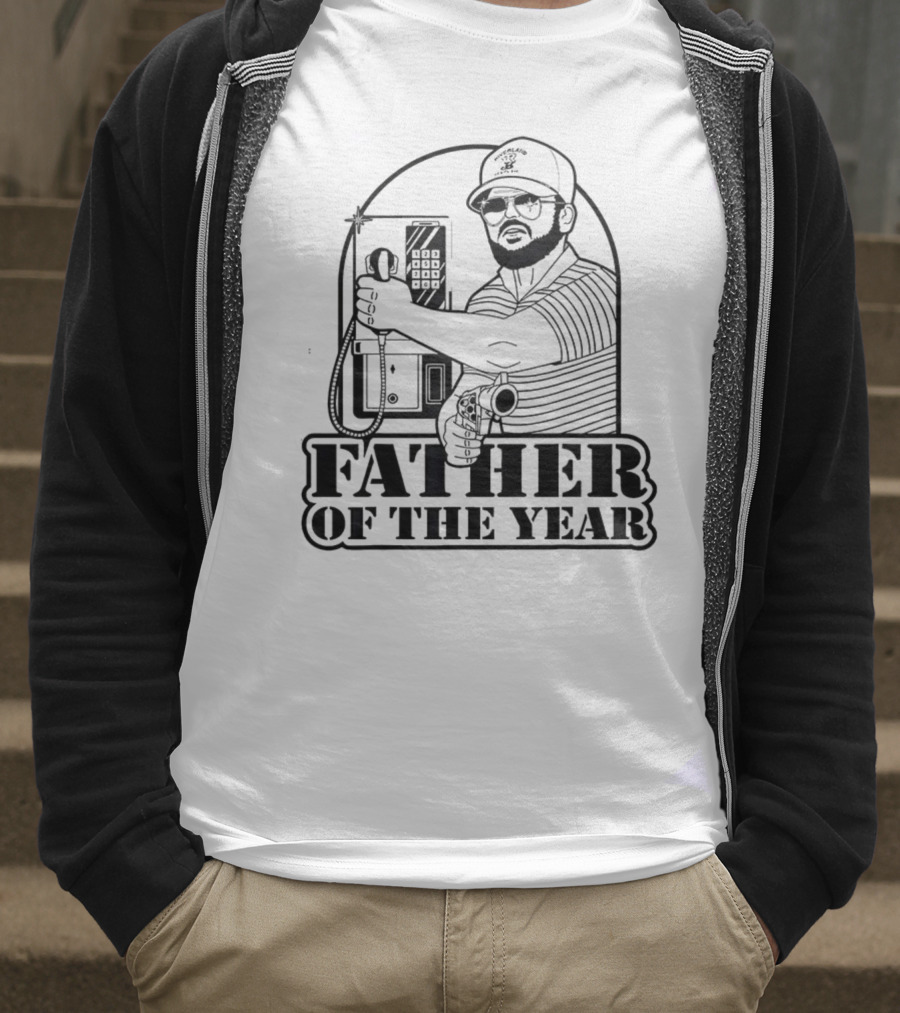 Father Of The Year Gary Plauche Illustration T-Shirt