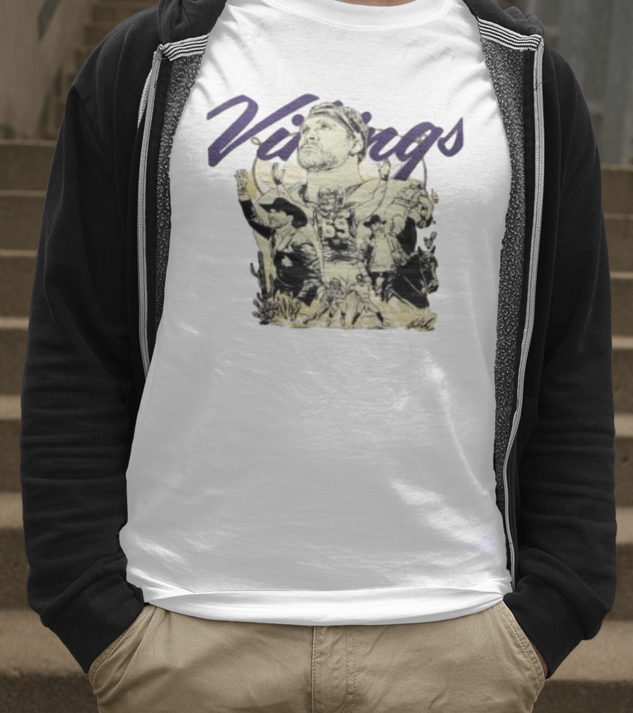 Vikings Fan Tribute With Player Number 69 And Team Spirit Imagery T-Shirt