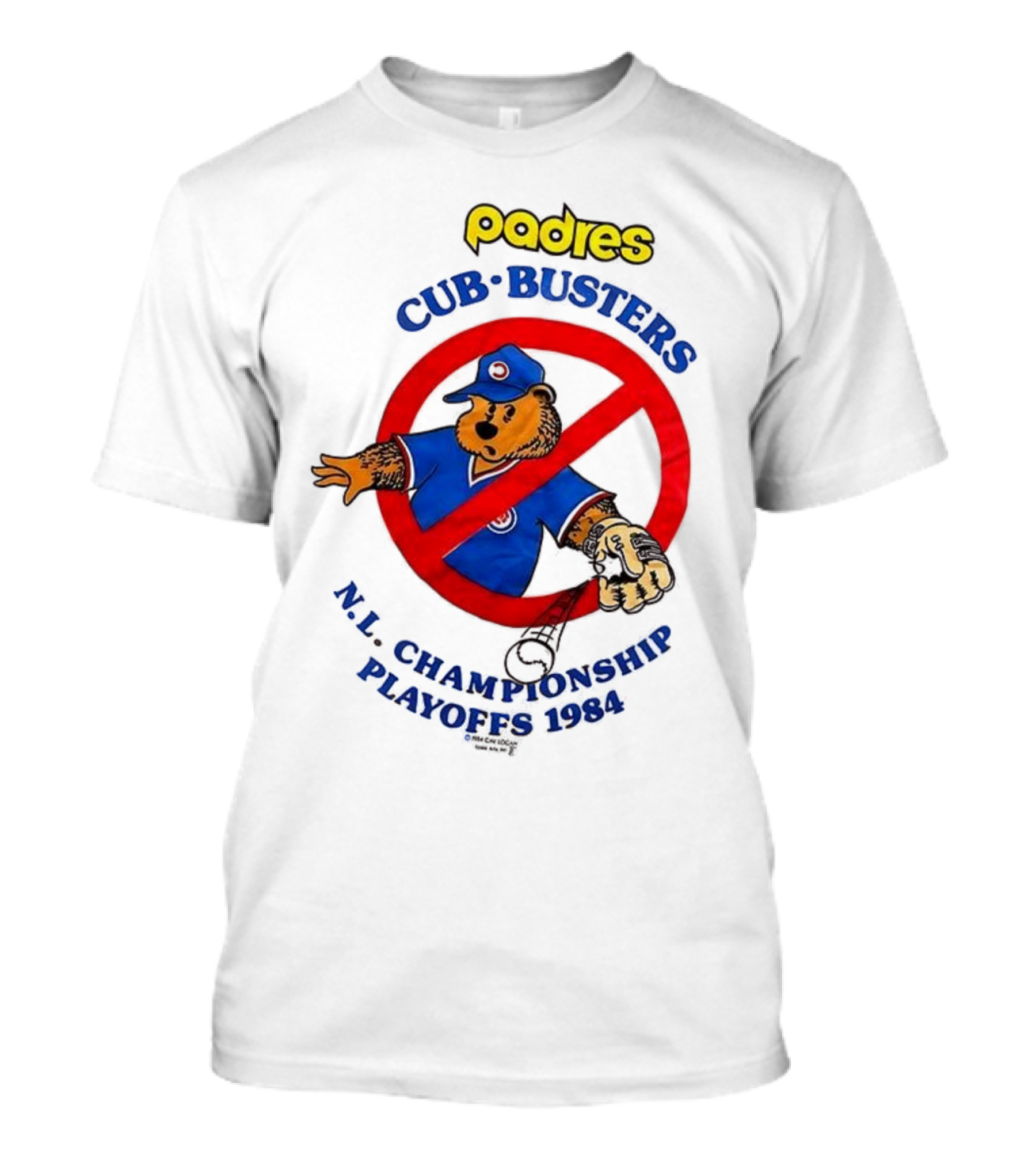 Padres Cub Busters NL Championship Playoffs 1984 T-Shirt
