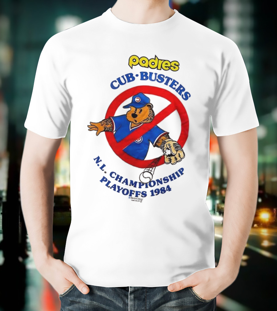 Padres Cub Busters NL Championship Playoffs 1984 T-Shirt