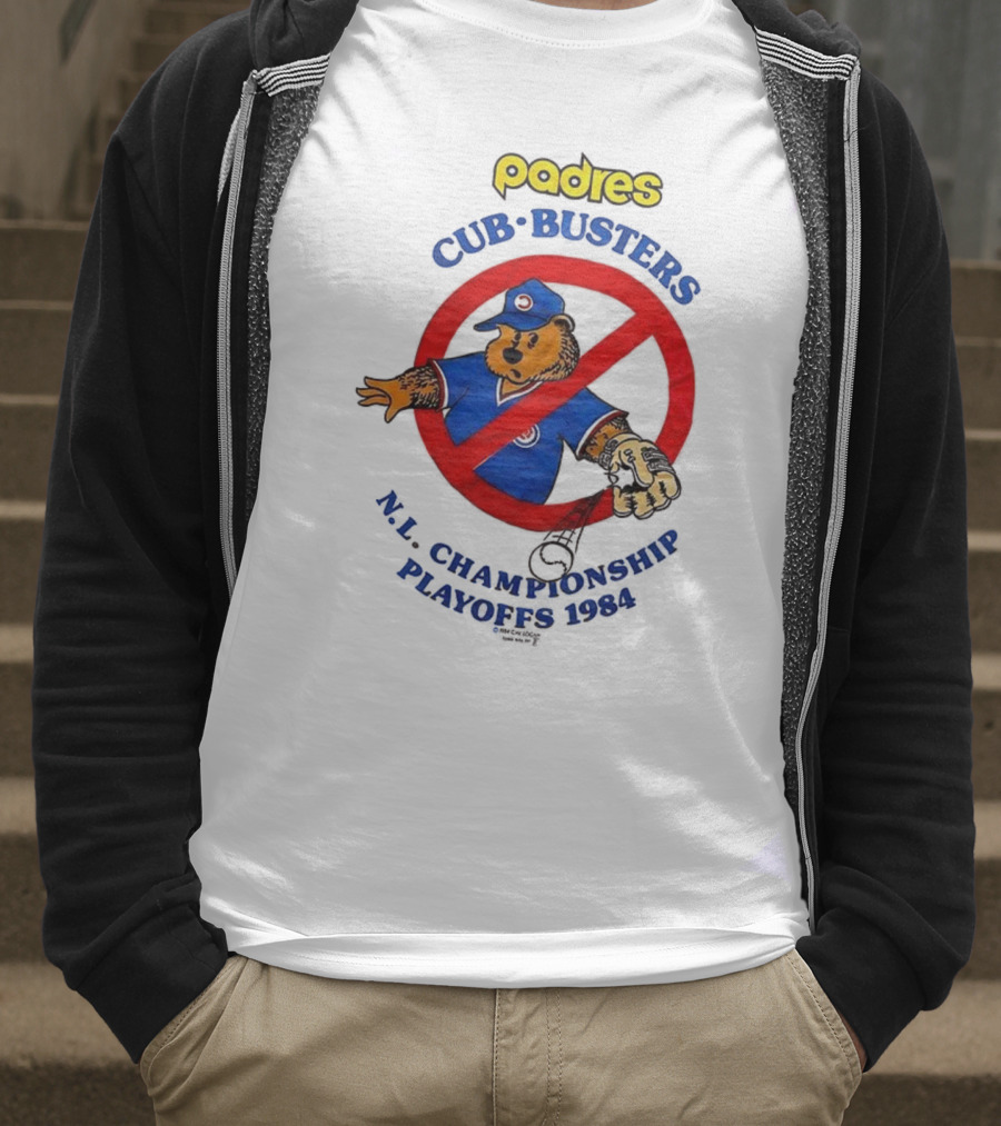 Padres Cub Busters NL Championship Playoffs 1984 T-Shirt
