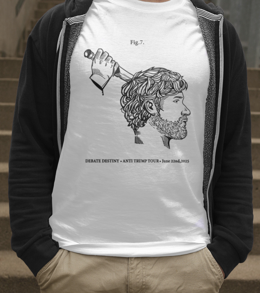 Debate Destiny Badge White Circle Event T-Shirt