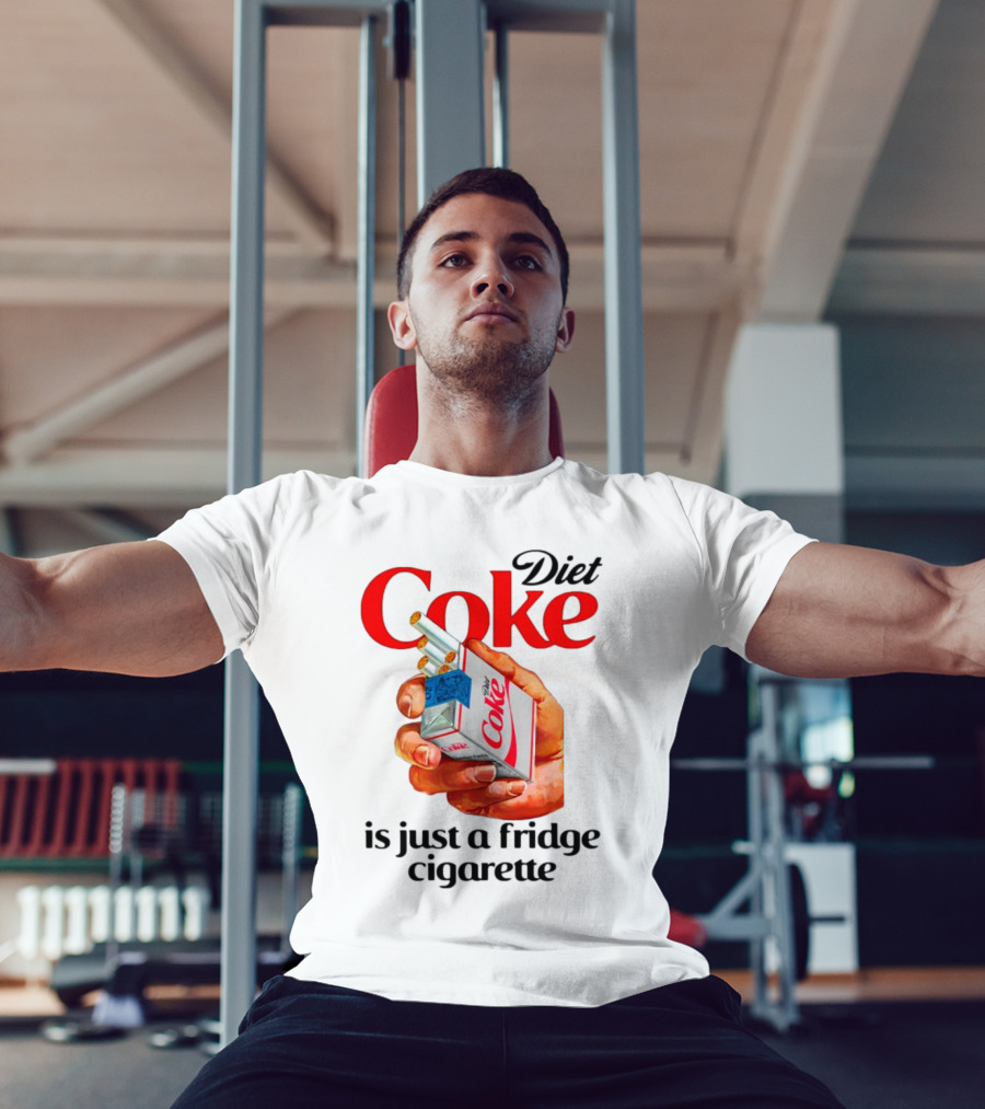 Diet Coke Cigarette Pack Parody Fridge Cigarettes T-Shirt