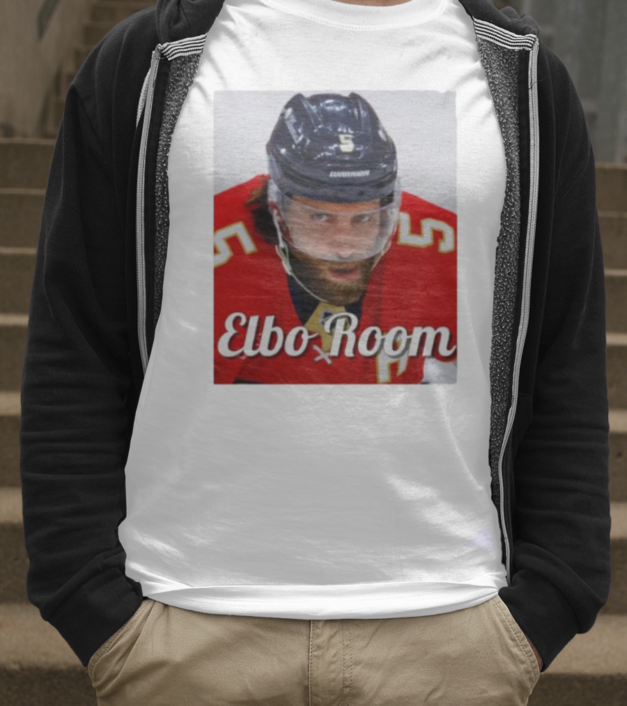 Elbo Room Hockey Player Warrior Number 5 T-Shirt