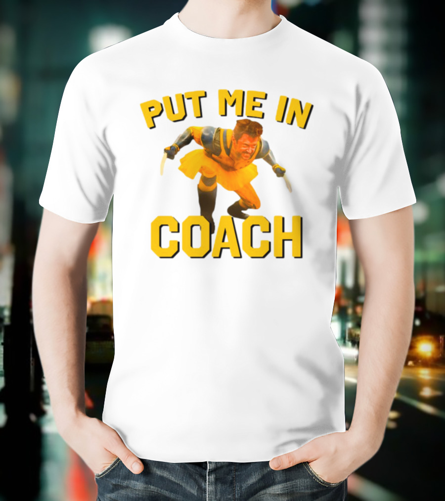 Put Me In Coach Hugh Jackman Wolverine Tutu Costume T-Shirt