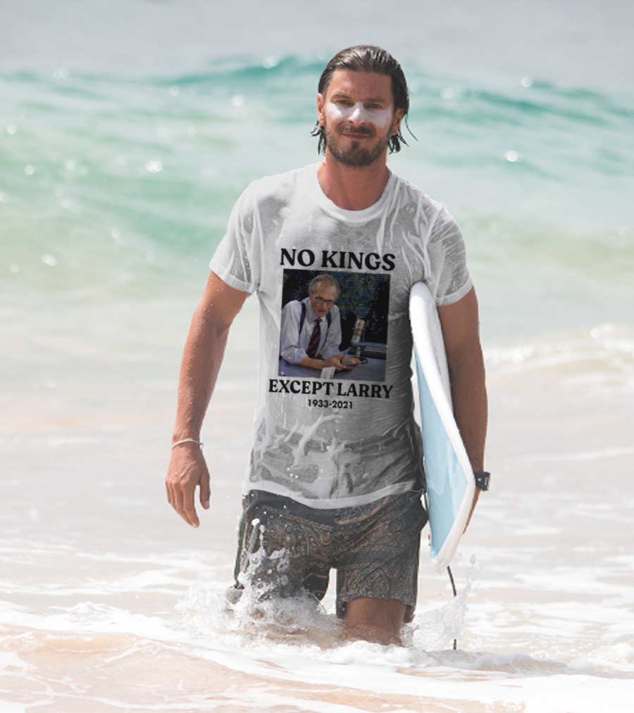 Justinboldaji Fuck Ice No Kings Except Larry 1933 2021 T-Shirt