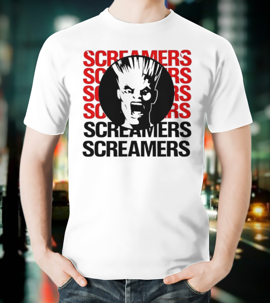 Screamers Demos Album Punk Iconic Silhouette T-Shirt