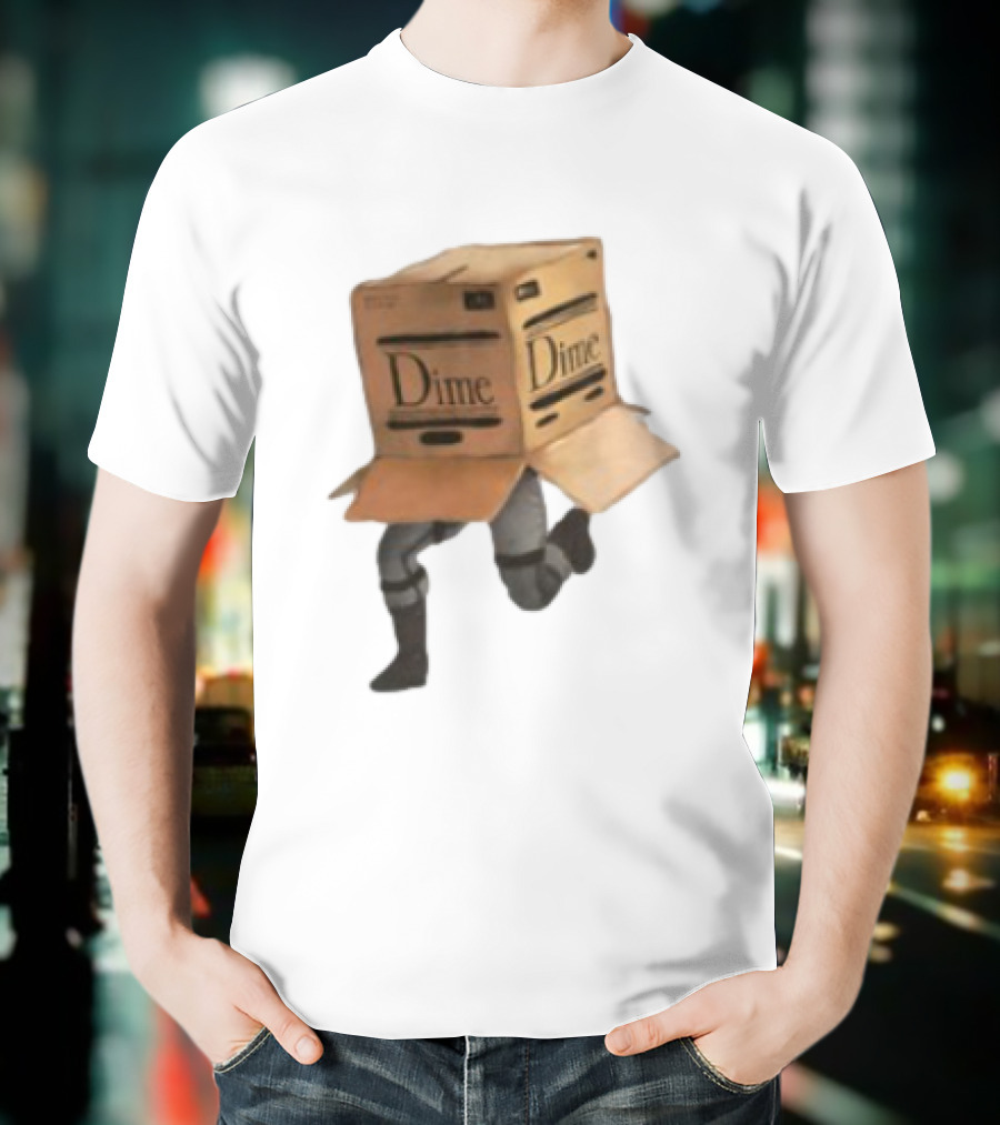 Metal Gear Solid Dime Box Costume Running T-Shirt