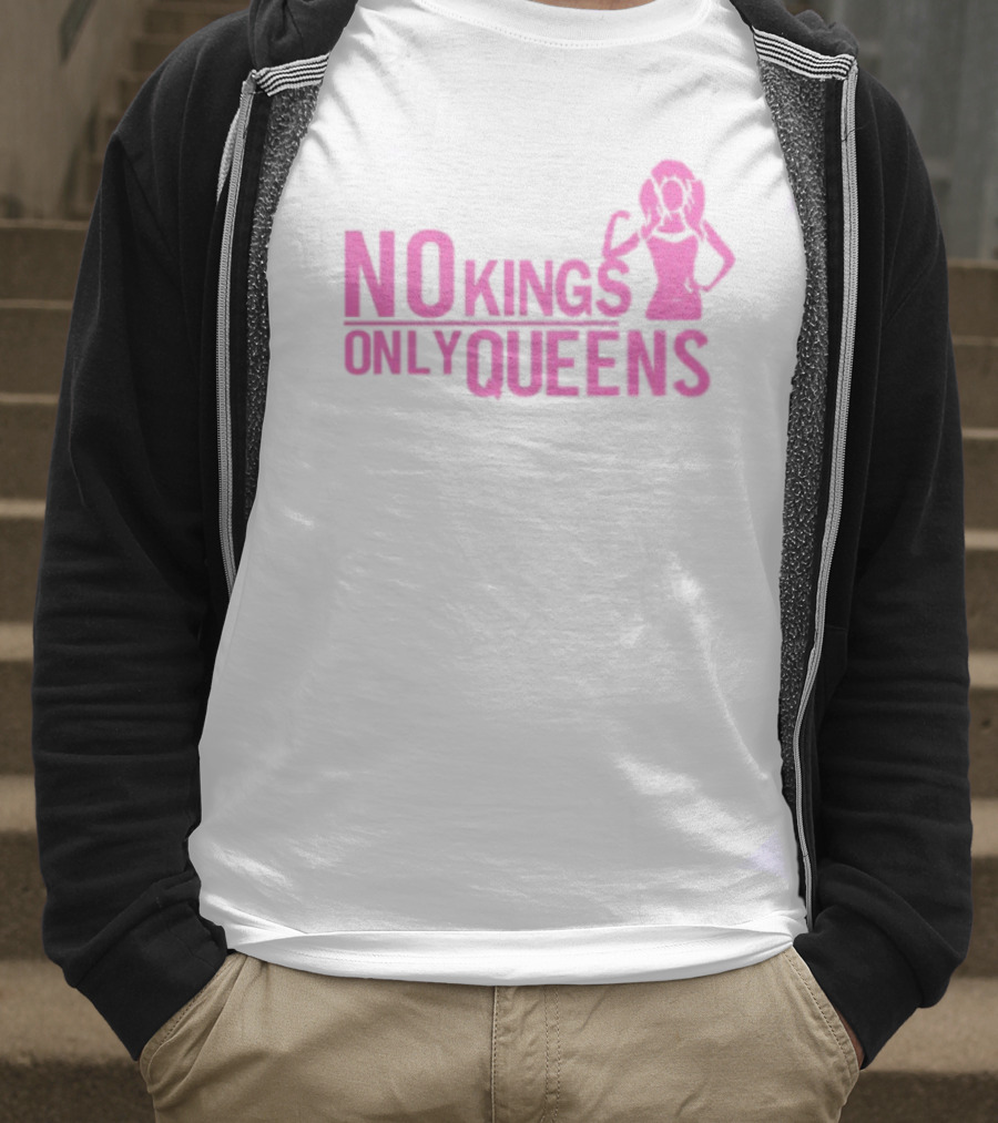 Mrwilliamsprek No Kings Only Queens Empowerment Pink Iconic Statement T-Shirt
