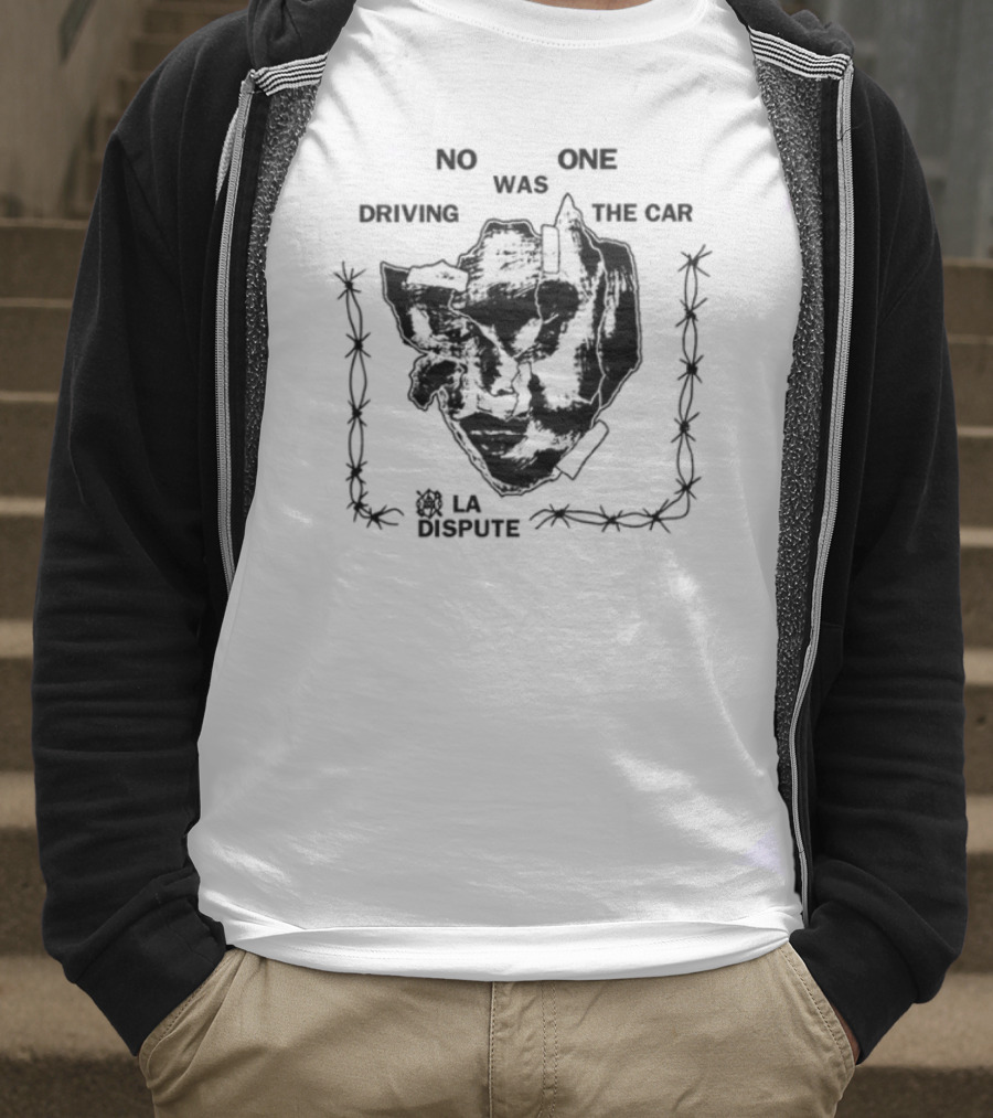 La Dispute No One Was Driving The Car Floral Heart Design T-Shirt