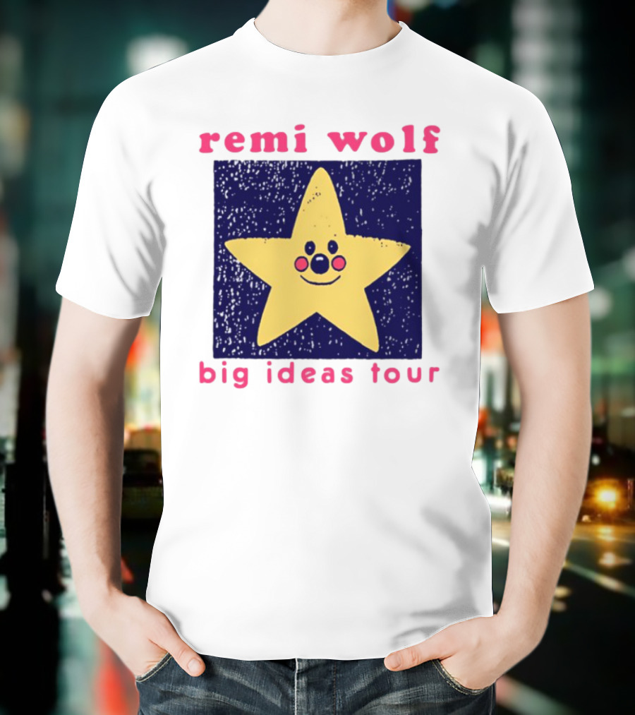 Remi Wolf Big Ideas Tour Smiling Star T-Shirt