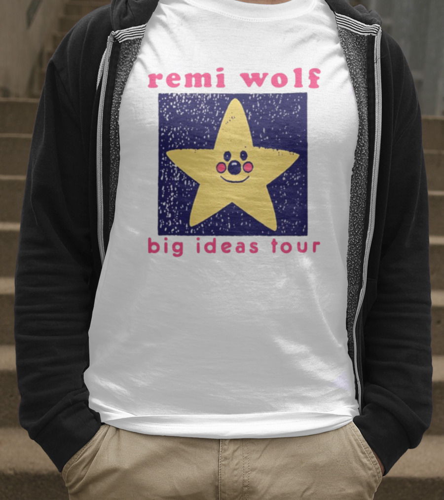 Remi Wolf Big Ideas Tour Smiling Star T-Shirt