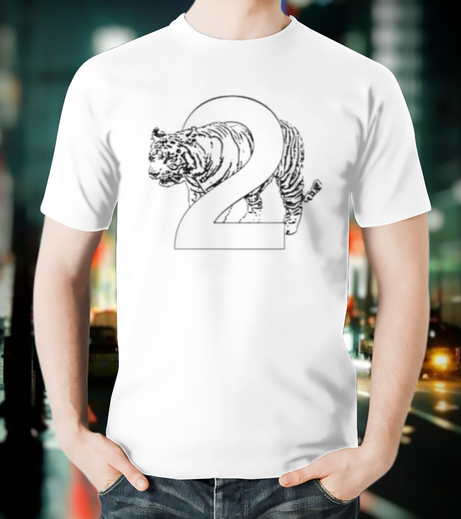 222 Pixel Tiger Graphic Wild Style T-Shirt