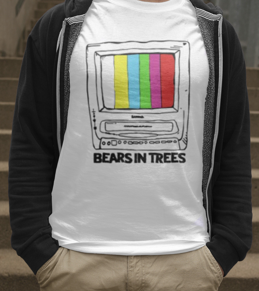 Bearsintrees TV Colorful Retro Bars Aesthetic T-Shirt