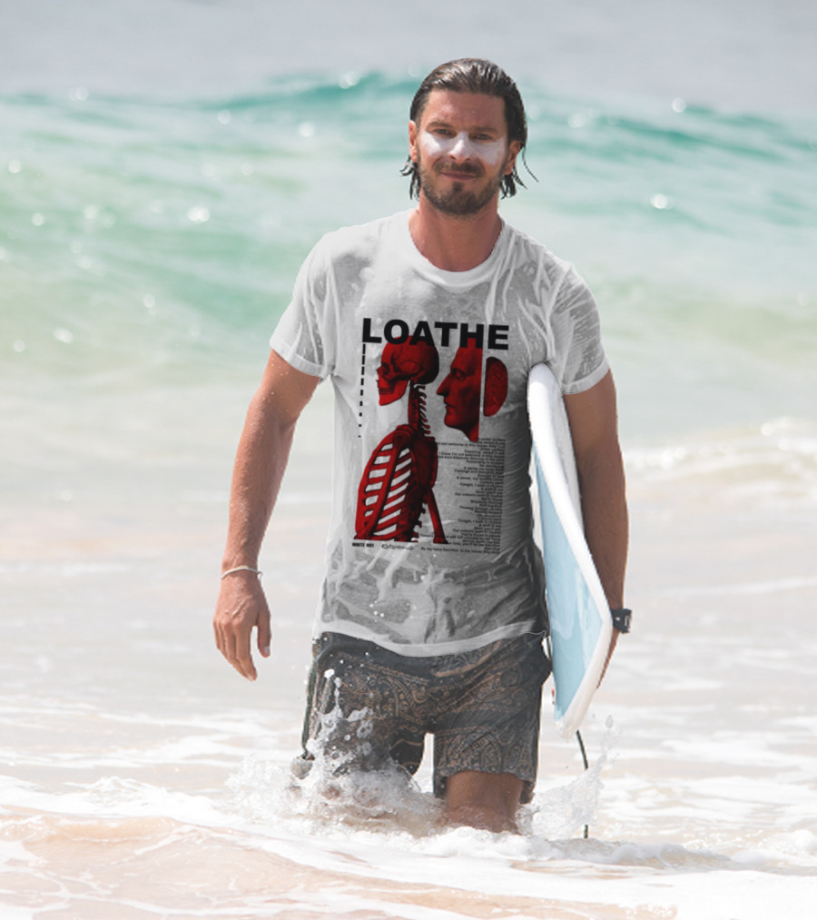 Loathe Anatomy Skull And Brain Illustration T-Shirt