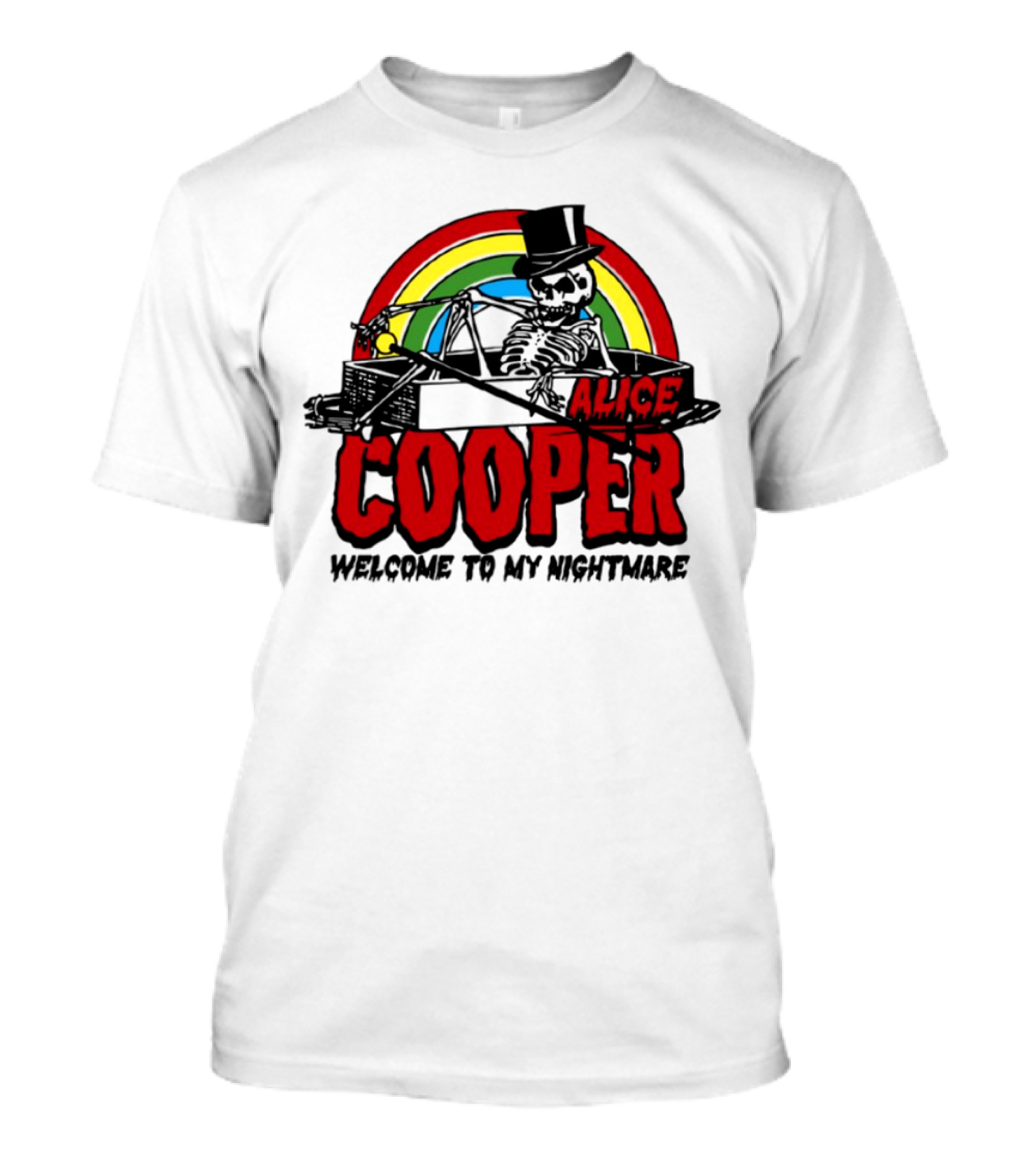 Alice Cooper Welcome To My Nightmare Rainbow Edition T-Shirt