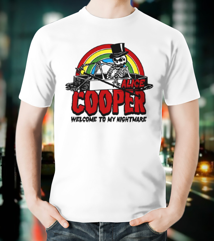 Alice Cooper Welcome To My Nightmare Rainbow Edition T-Shirt