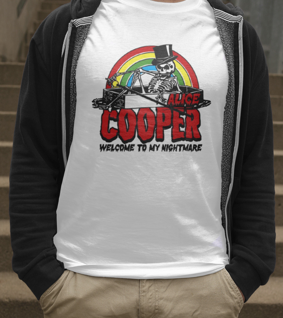 Alice Cooper Welcome To My Nightmare Rainbow Edition T-Shirt