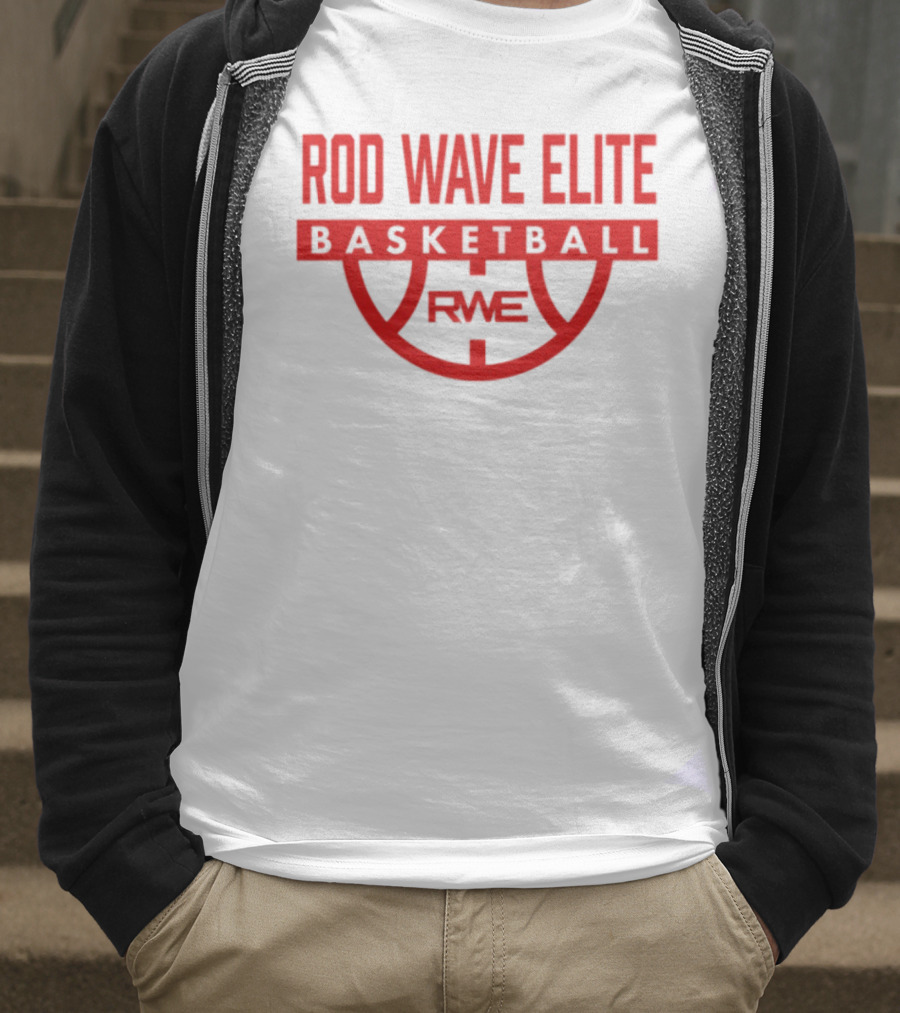 Rod Wave Elite Basketball RWE Performance White T-Shirt