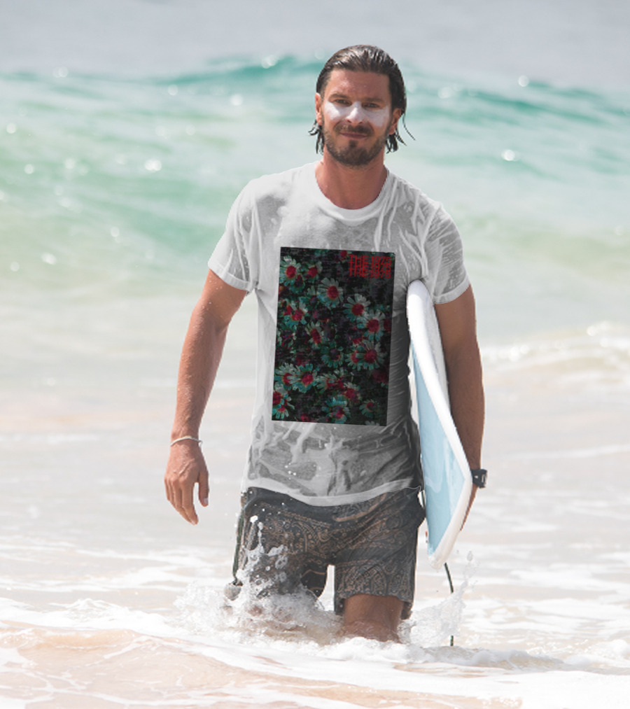 The 1975 Floral Print Graphic Flowers The 1975 T-Shirt