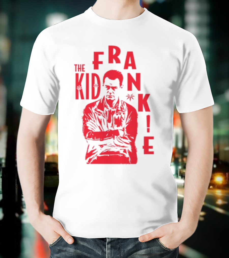 The Kid Frankie Kush Red Bold Text Outline T-Shirt