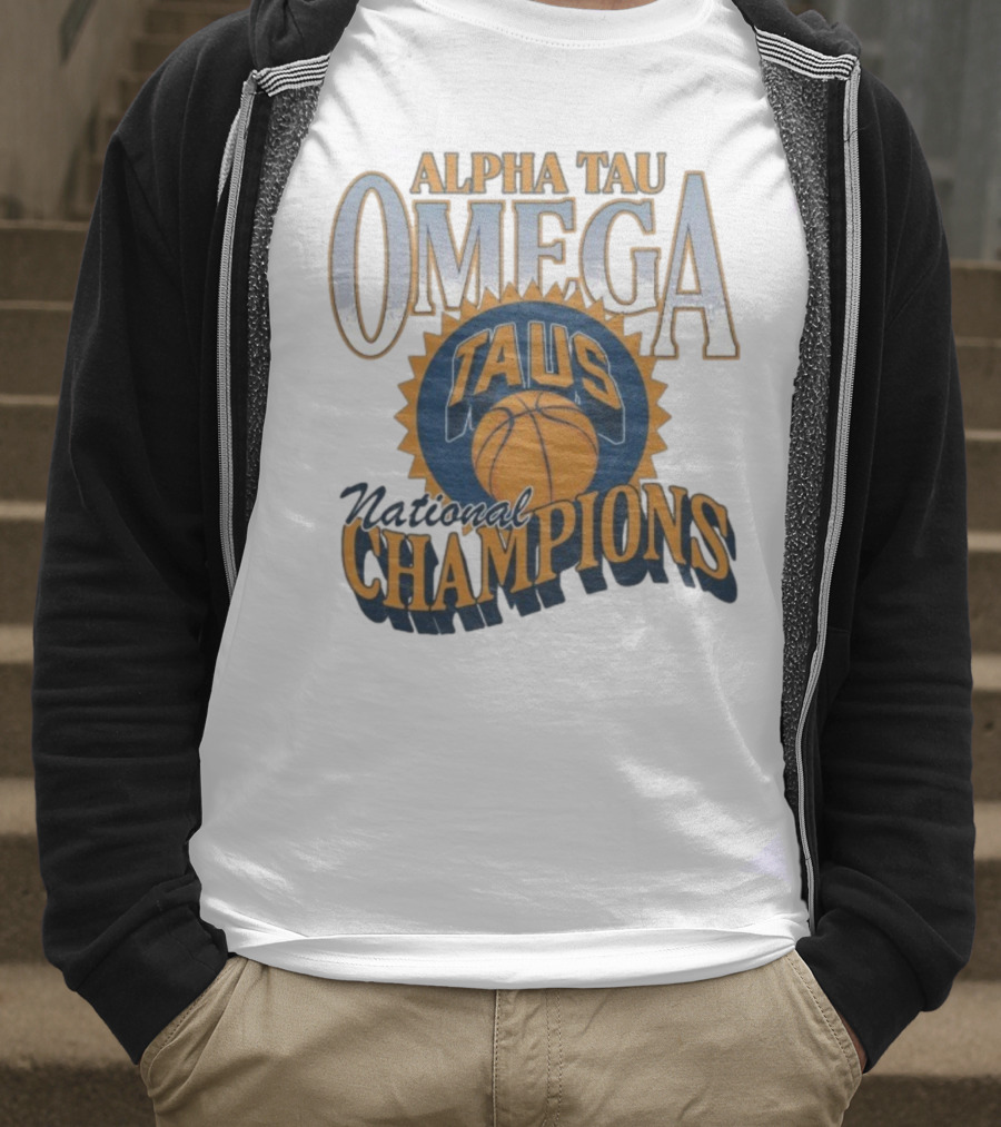 Alpha Tau Omega TAUS National Champions Basketball T-Shirt