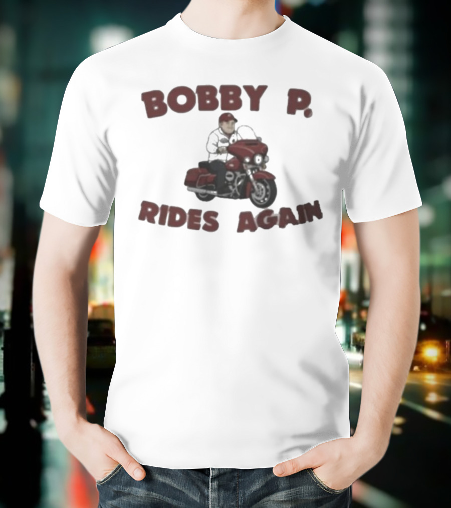 Bobby P Rides Again Motorcycle Adventure T-Shirt
