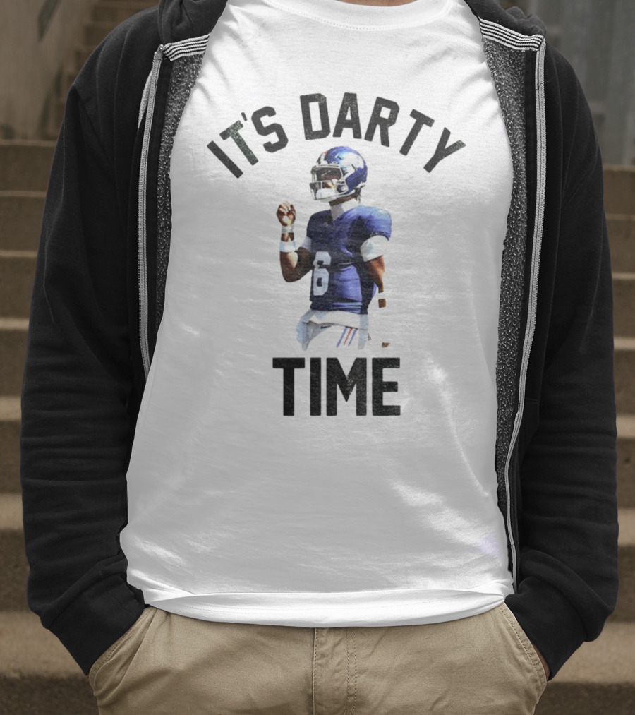 Jaxson Dart It's Darty Time New York Giants Football NFL 2025 T-Shirt