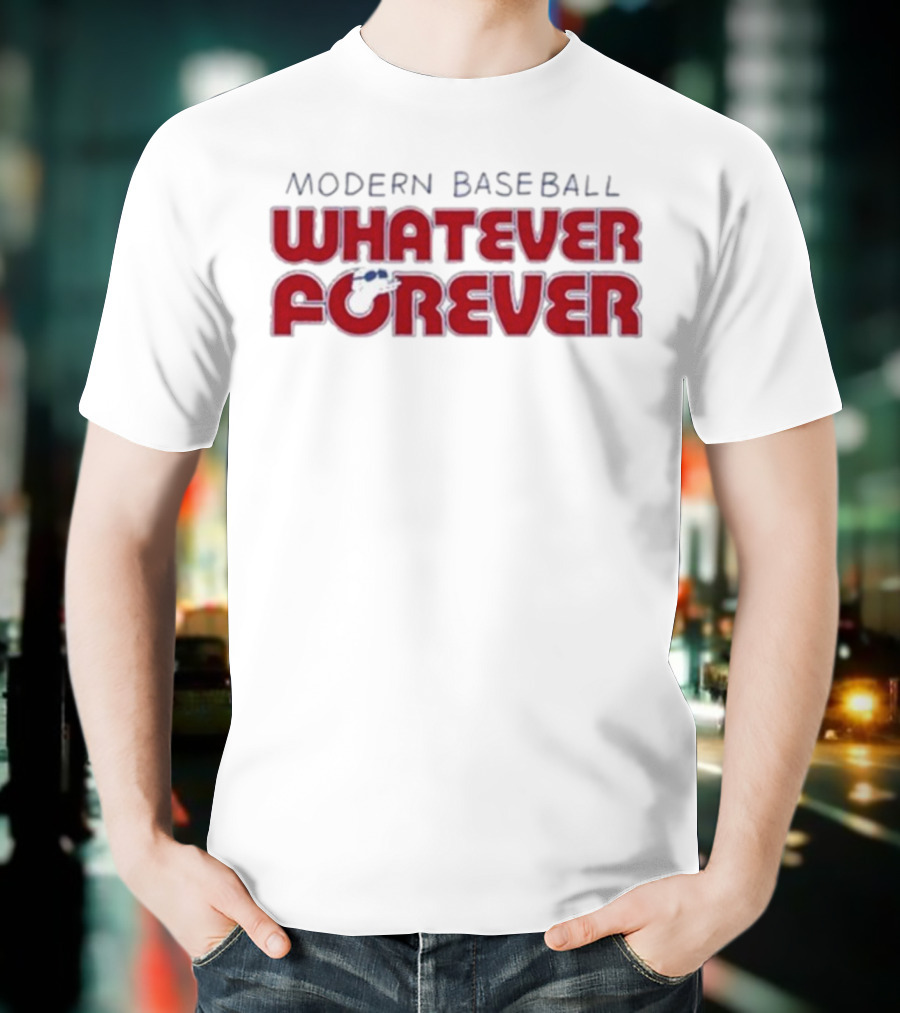 Modern Baseball Whatever Forever Thumbs Up Gesture T-Shirt