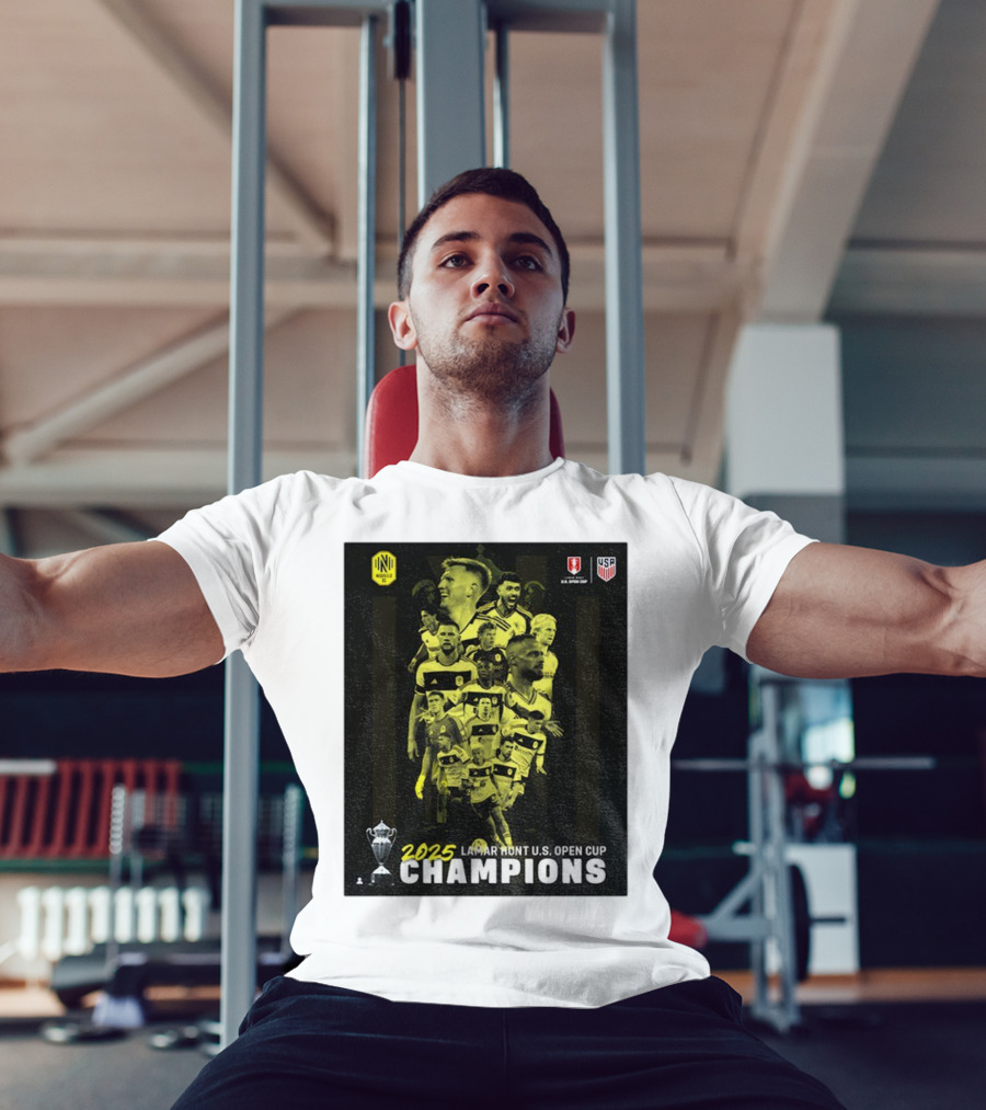 Nashville SC 2025 Lamar Hunt U.S. Open Cup Champions T-Shirt