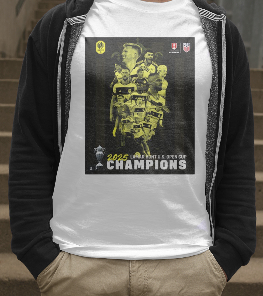 Nashville SC 2025 Lamar Hunt U.S. Open Cup Champions T-Shirt