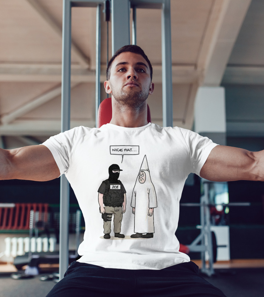 Subtle Fuck Trump Fuck ICE Nice Hat T-Shirt