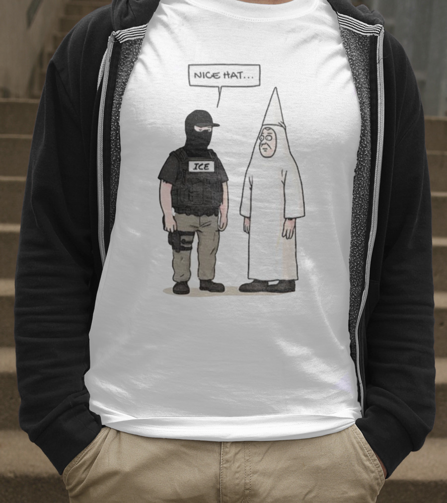 Subtle Fuck Trump Fuck ICE Nice Hat T-Shirt