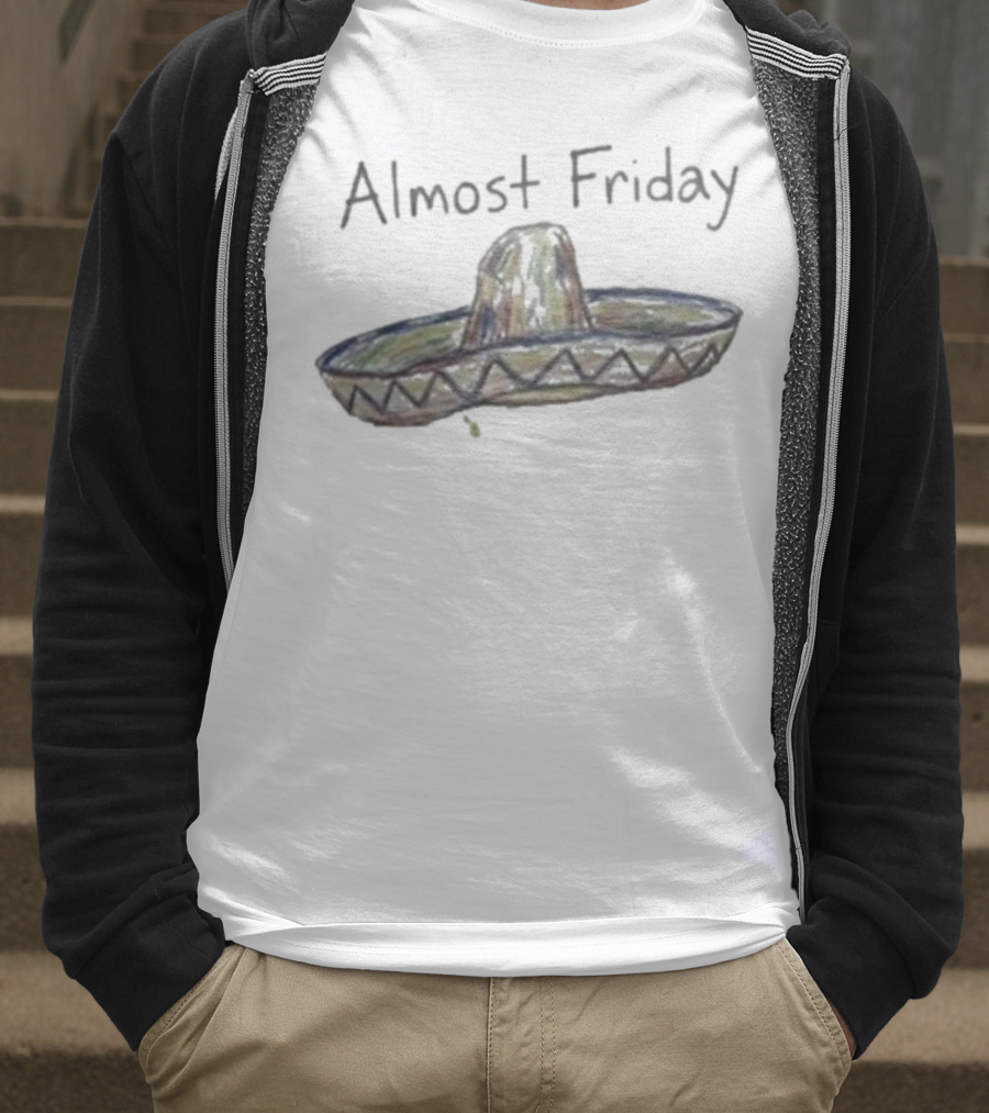 Almost Friday Sombrero Fiesta Fun T-Shirt