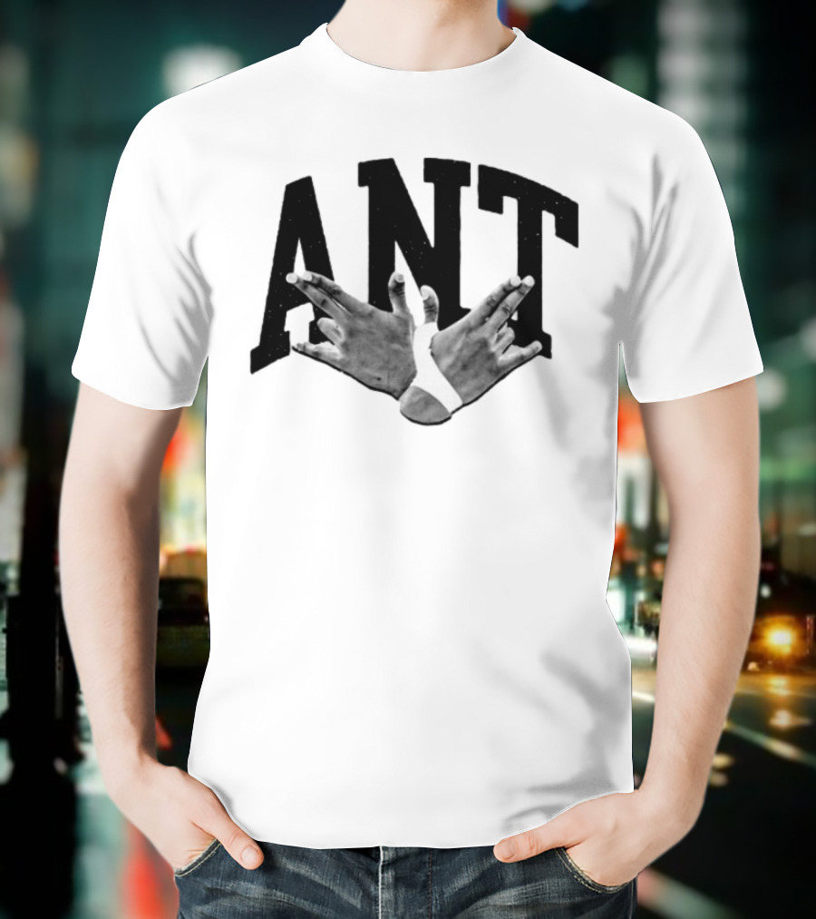 ANT Hand Sign Gesture Celebrity Concept T-Shirt