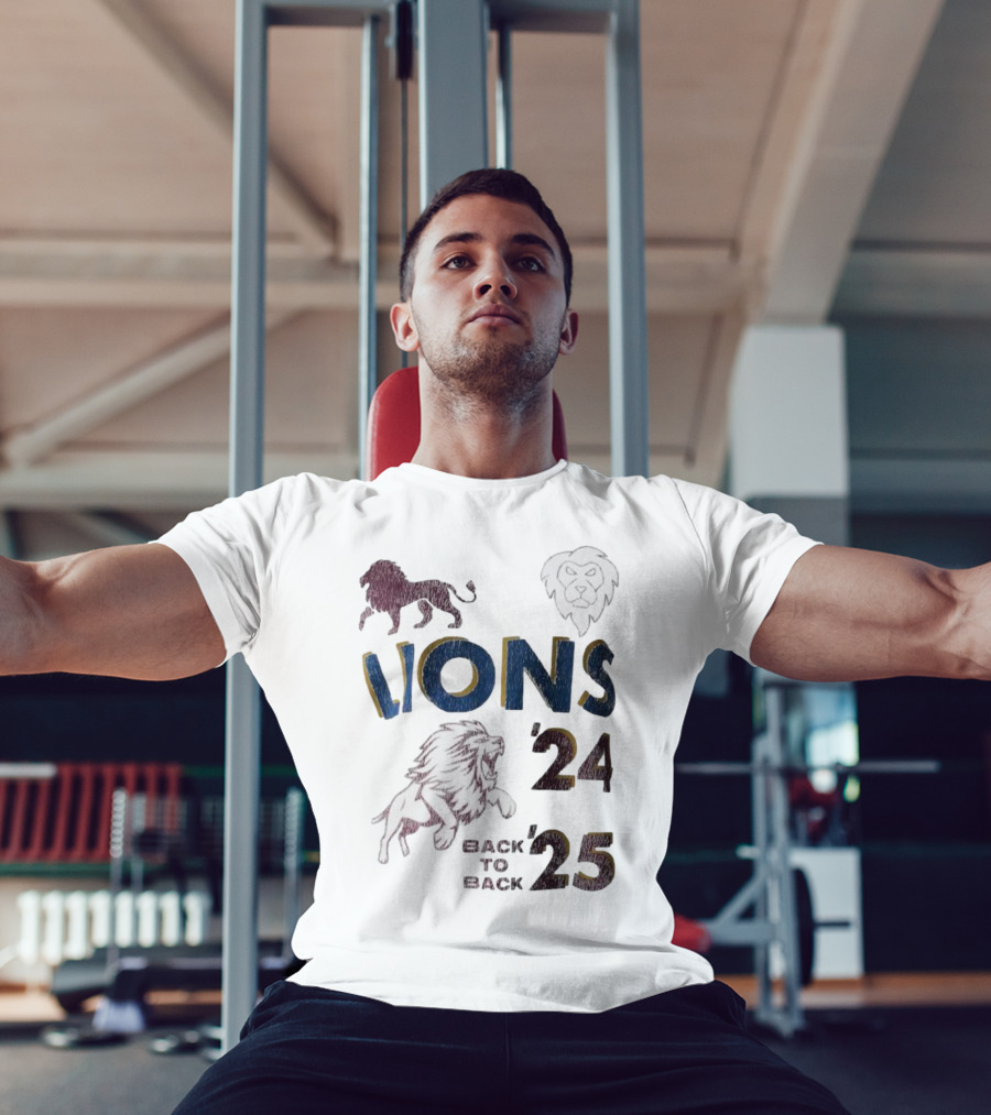 Lions Pride Back To Back '24 '25 T-Shirt
