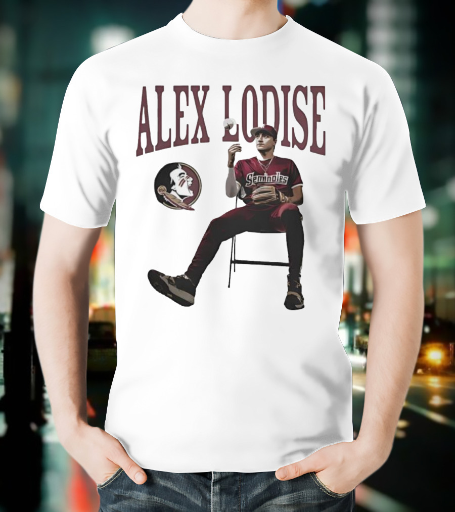 Florida State Seminoles Alex Lodise FSU Baseball Seminoles Icon T-Shirt