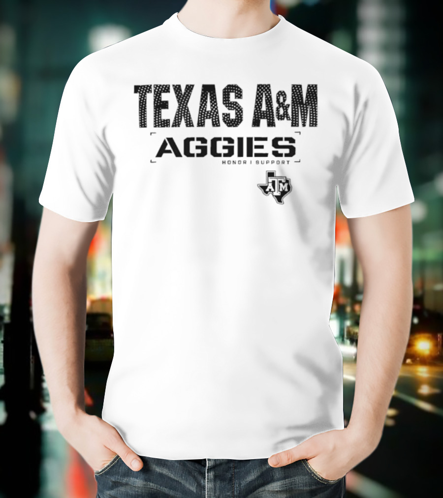 Texas A&M Aggies 2025 Military Appreciation Pre-Game Merch With Helmet And Stars T-Shirt