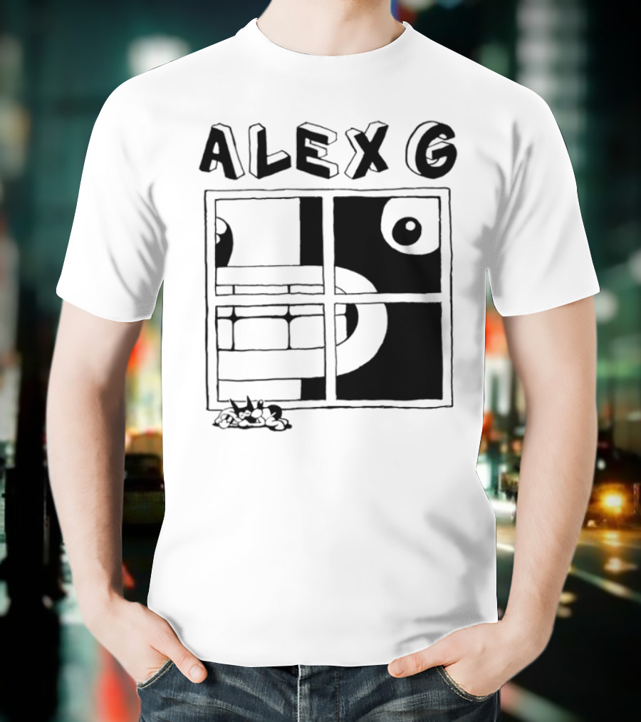 Alex G Concert Tour Music Window Design T-Shirt