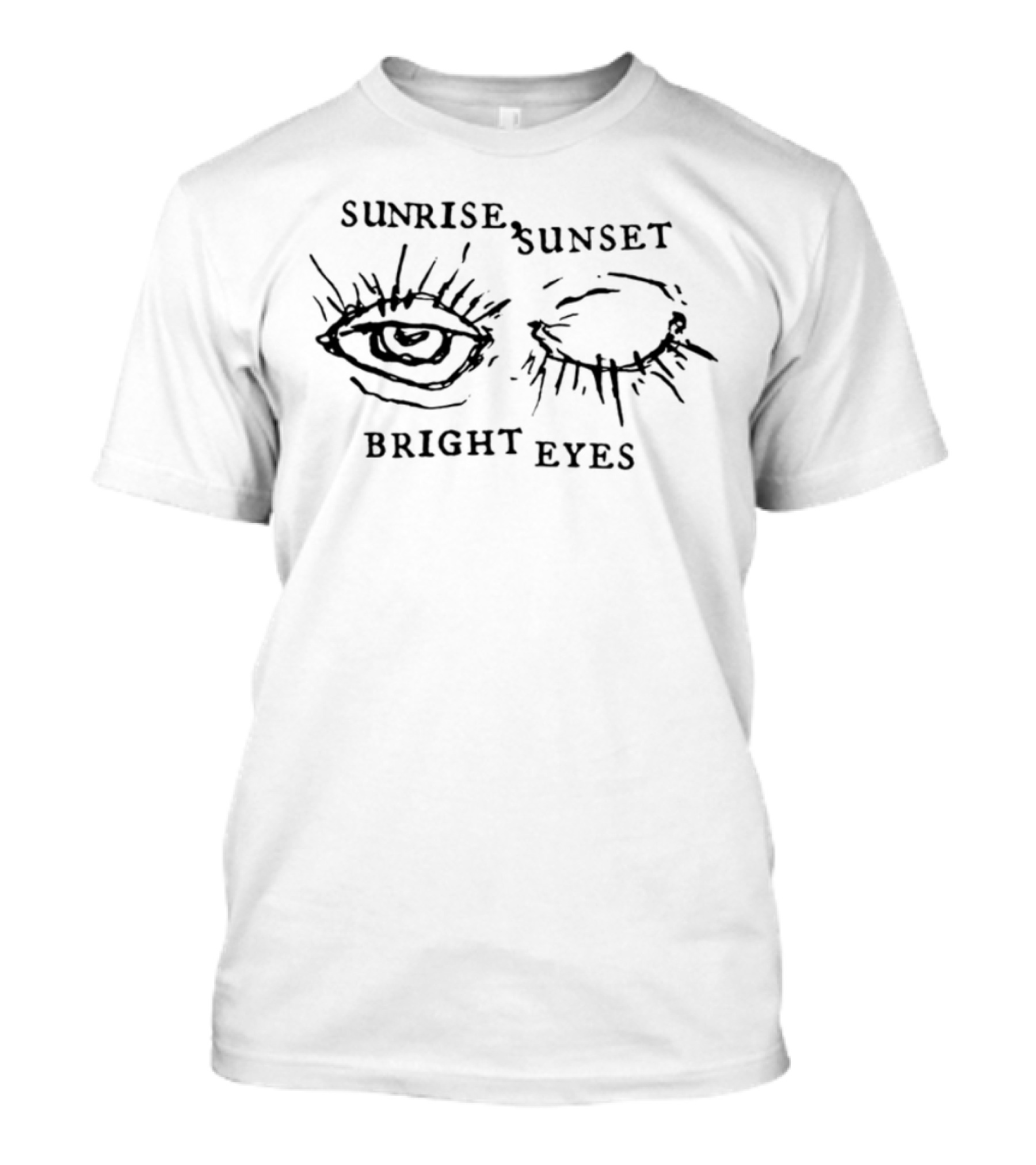 Bright Eyes Sunrise Sunset Youth Lagoon Collaboration T-Shirt