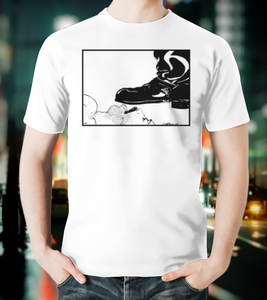 Gay Leather Boot LGBTQ Boseck Bondage Pride T-Shirt