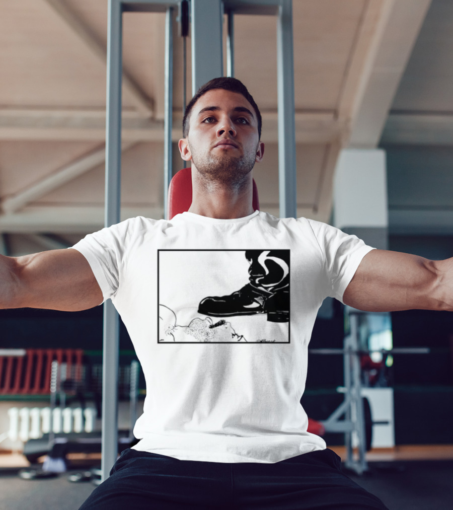 Gay Leather Boot LGBTQ Boseck Bondage Pride T-Shirt