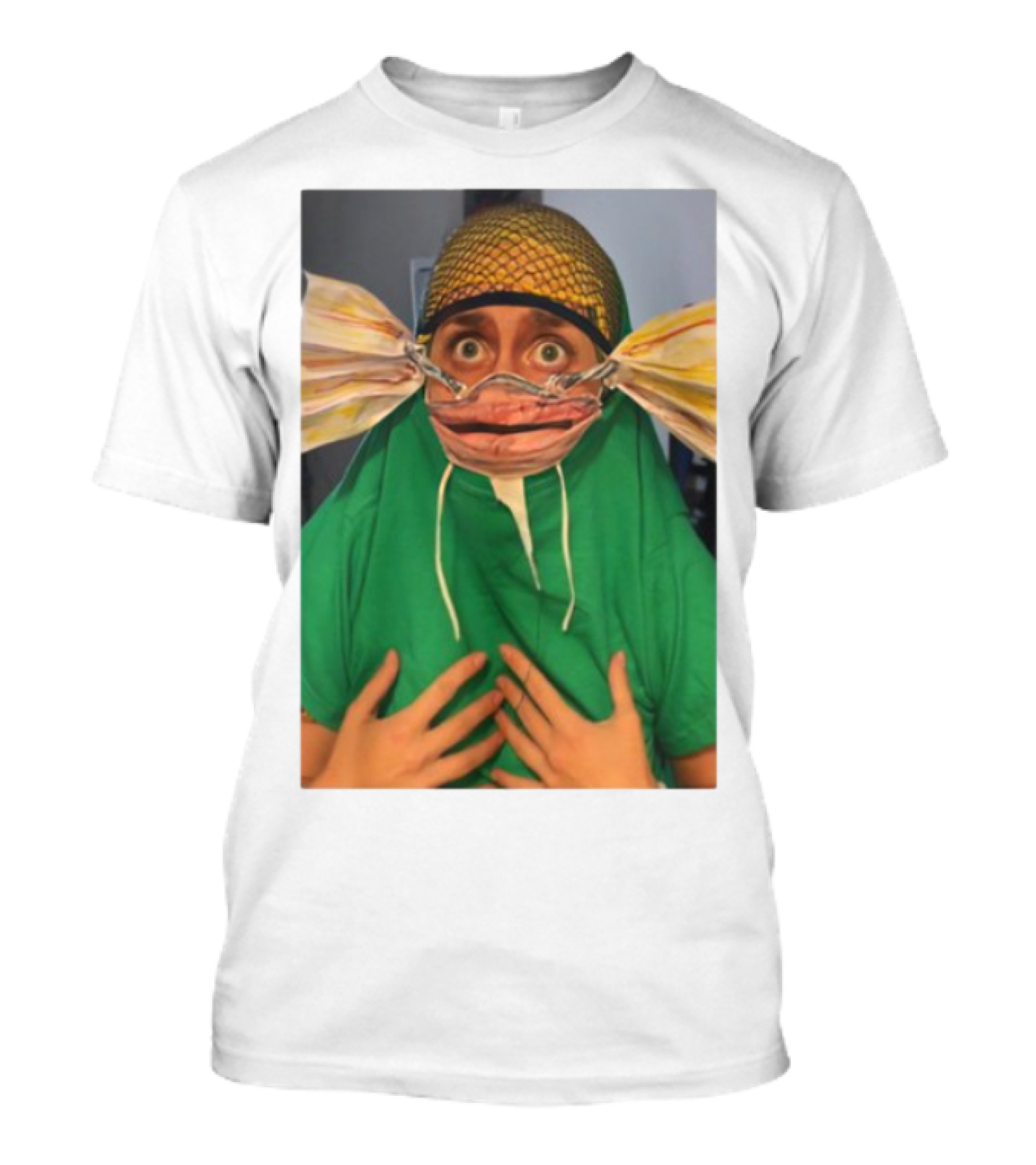 Homesweethome Catfish Mask Costume Creative Look T-Shirt
