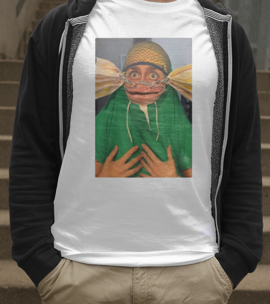 Homesweethome Catfish Mask Costume Creative Look T-Shirt