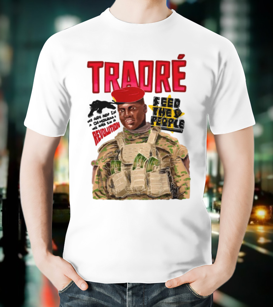 Traoré Revolution Ibrahim Feed The People T-Shirt